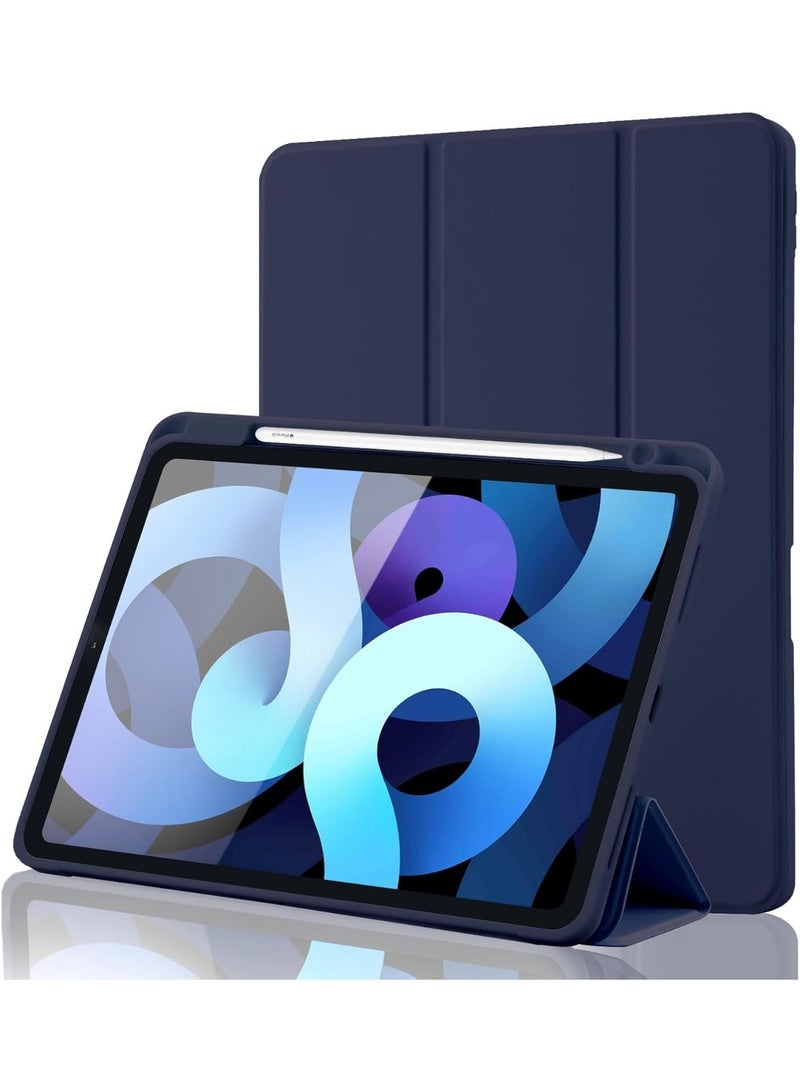 Case for iPad Air 11 Inch 2025 M3/2024 M2/Air 7 6 5 4 Generation (2025/2024/2022/2020) 10.9 Inch with Pencil Holder, Smart Stand Cover, Supports Apple Pencil Charging, Auto Wake/Sleep - Image 1